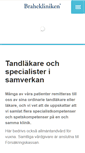 Mobile Screenshot of brahekliniken.se