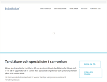 Tablet Screenshot of brahekliniken.se
